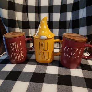 Rae Dunn fall mug set